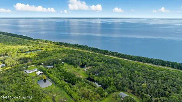 a view of a yard with an outdoor space