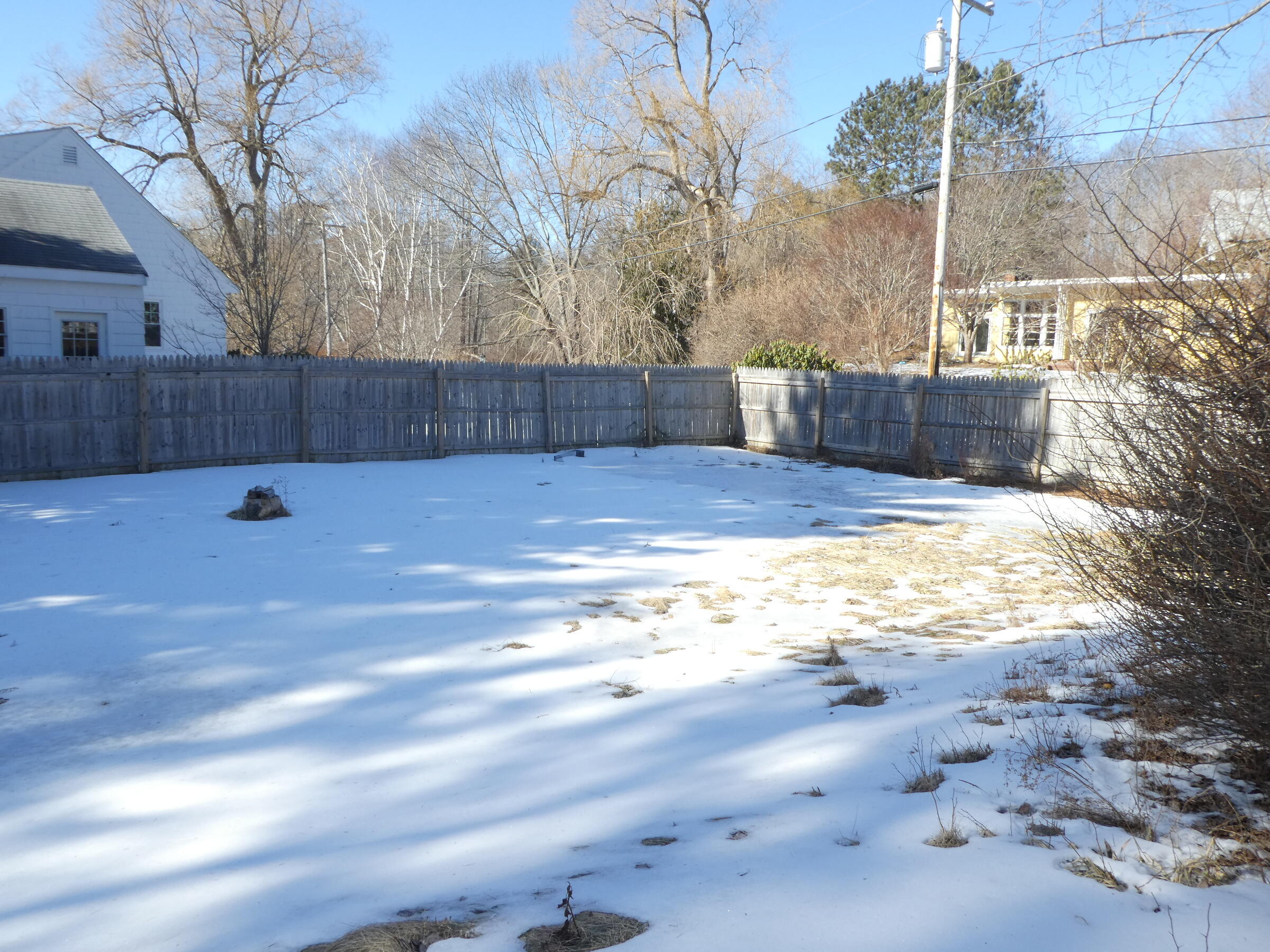187 Ocean House Road Cape Elizabeth, ME 04107 - Photo 8 of 28 fenced back yard