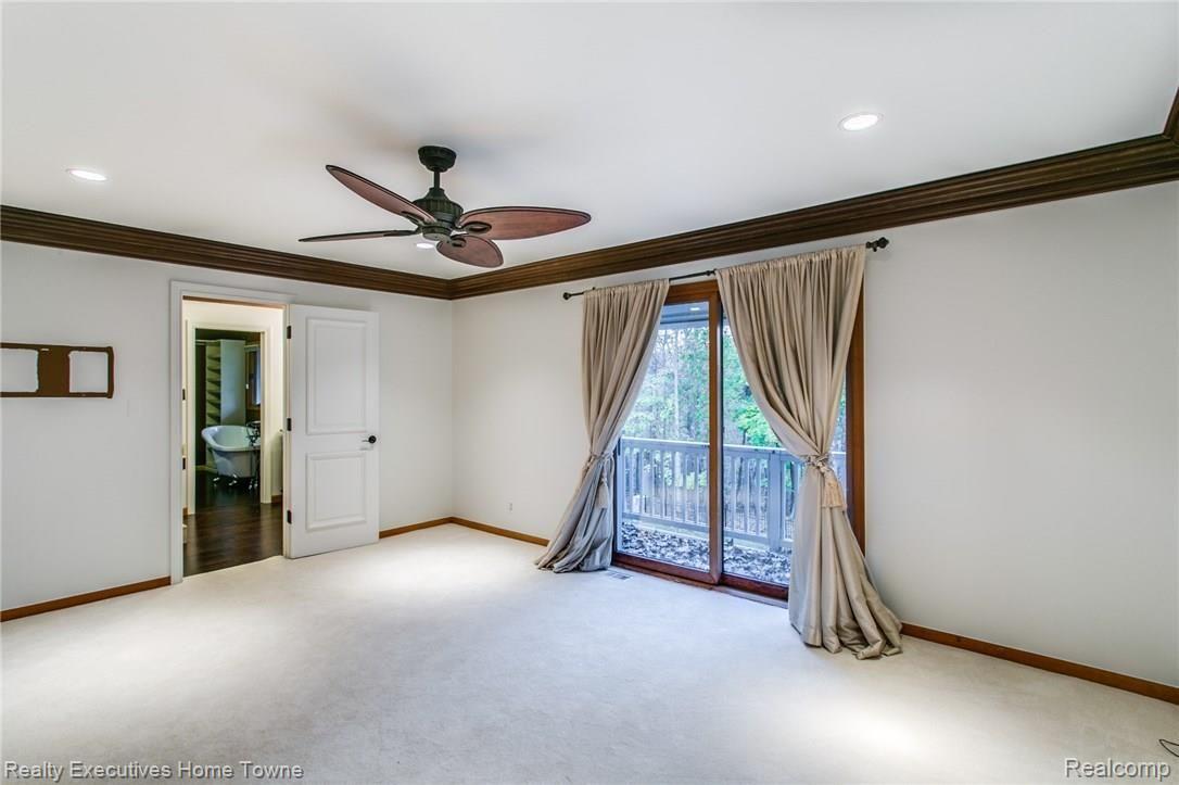 1130 Burnham Road Bloomfield Hills, MI 48304 - Photo 29 of 56 Deck off master bedroom too - and more views!