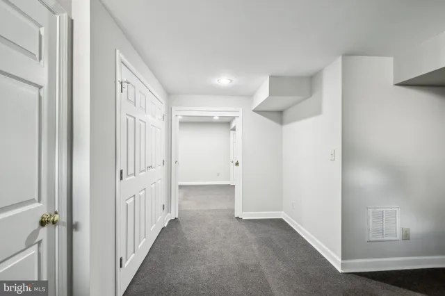 a view of a hallway with a hallway