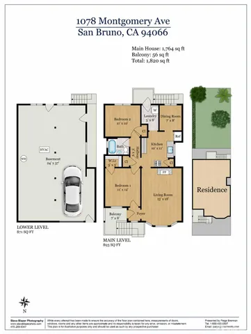 $799,000 | 1078 Montgomery Avenue, San Bruno, CA 94066