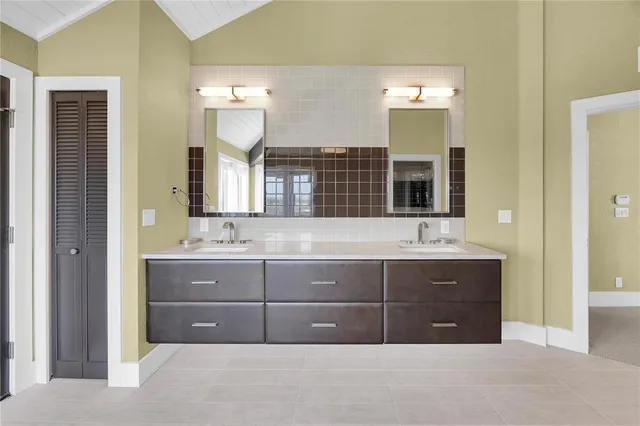 a front view of a house with a ocean view