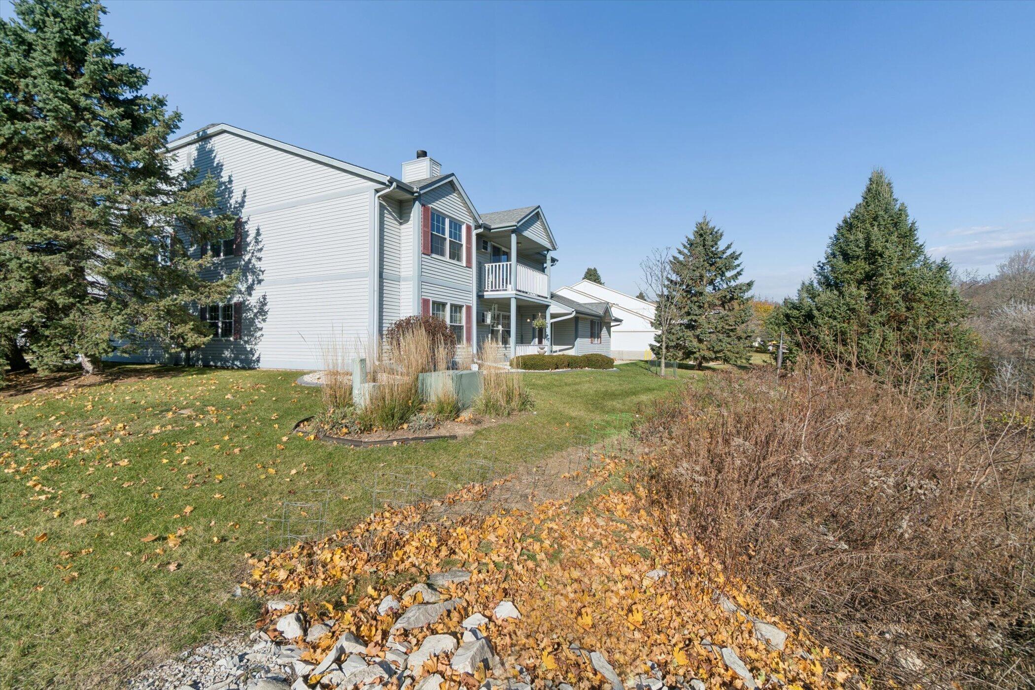 805 Canterberry Court, Unit C West Bend, WI 53090 - Photo 12 of 18 View From the Gounds to the Unit