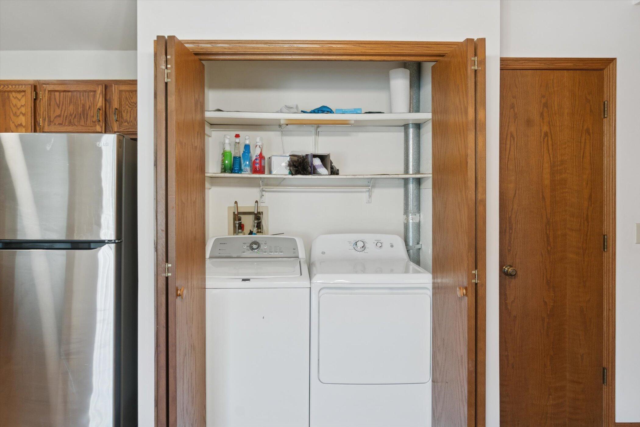 805 Canterberry Court, Unit C West Bend, WI 53090 - Photo 8 of 18 Laundry In Unit