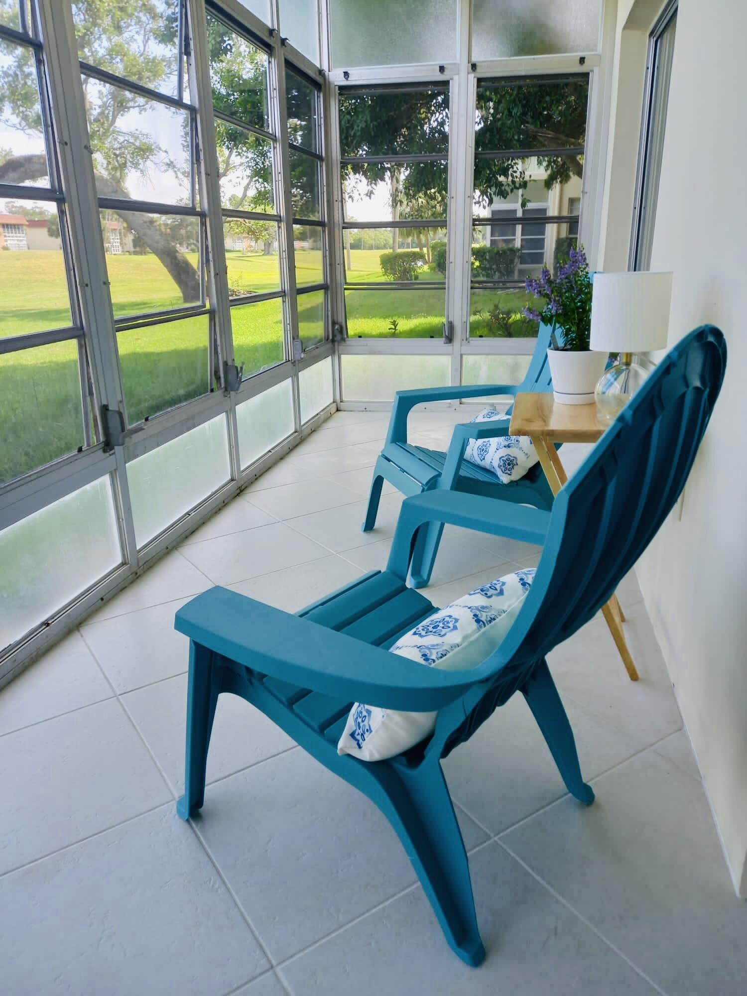 80 Crooked Tree Lane, Unit 106 Vero Beach, FL 32962 - Photo 44 of 47 a view of a dining room with furniture window and outside view