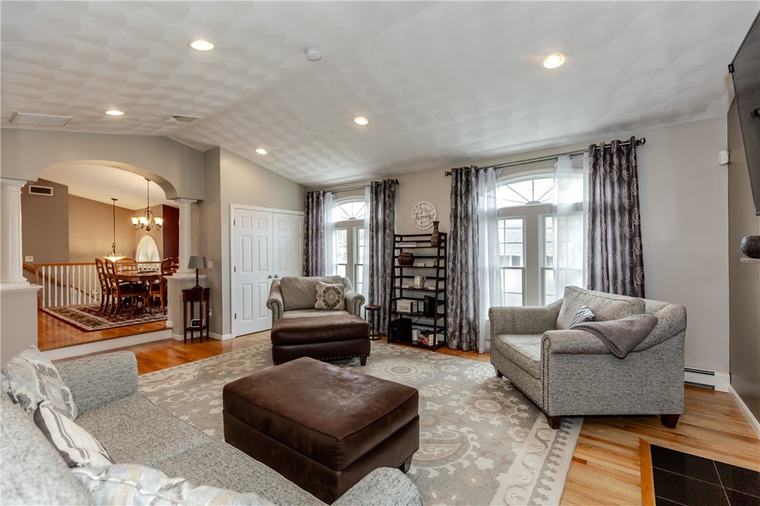 50 Thunder Trail Cranston, RI 02921 - Photo 3 of 49 Living room with vaulted ceilings