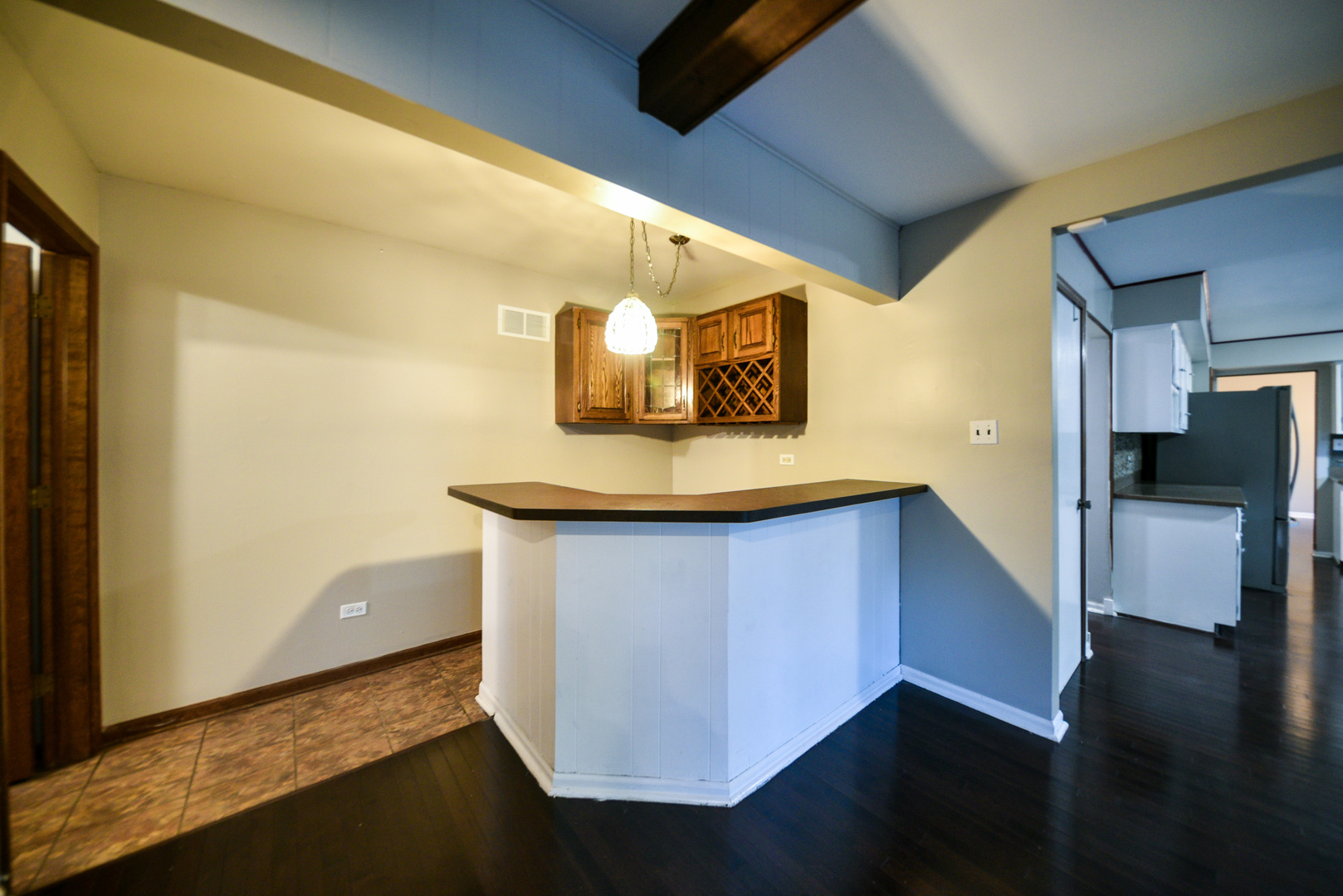 755 Cumnock Road Olympia Fields, IL 60461 - Photo 14 of 34 a view of kitchen with wooden floor