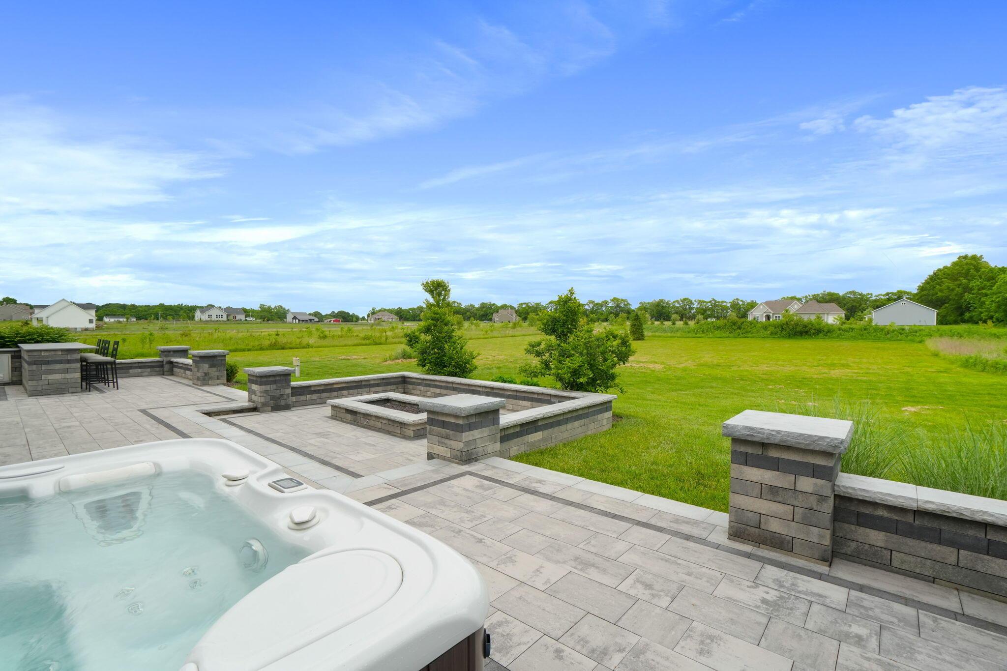 5401 Green Cook Road New Albany, OH 43054 - Photo 82 of 107 Views from spa into backyard