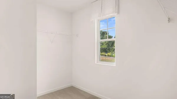 a small space with a window