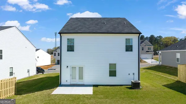 a front view of house with yard