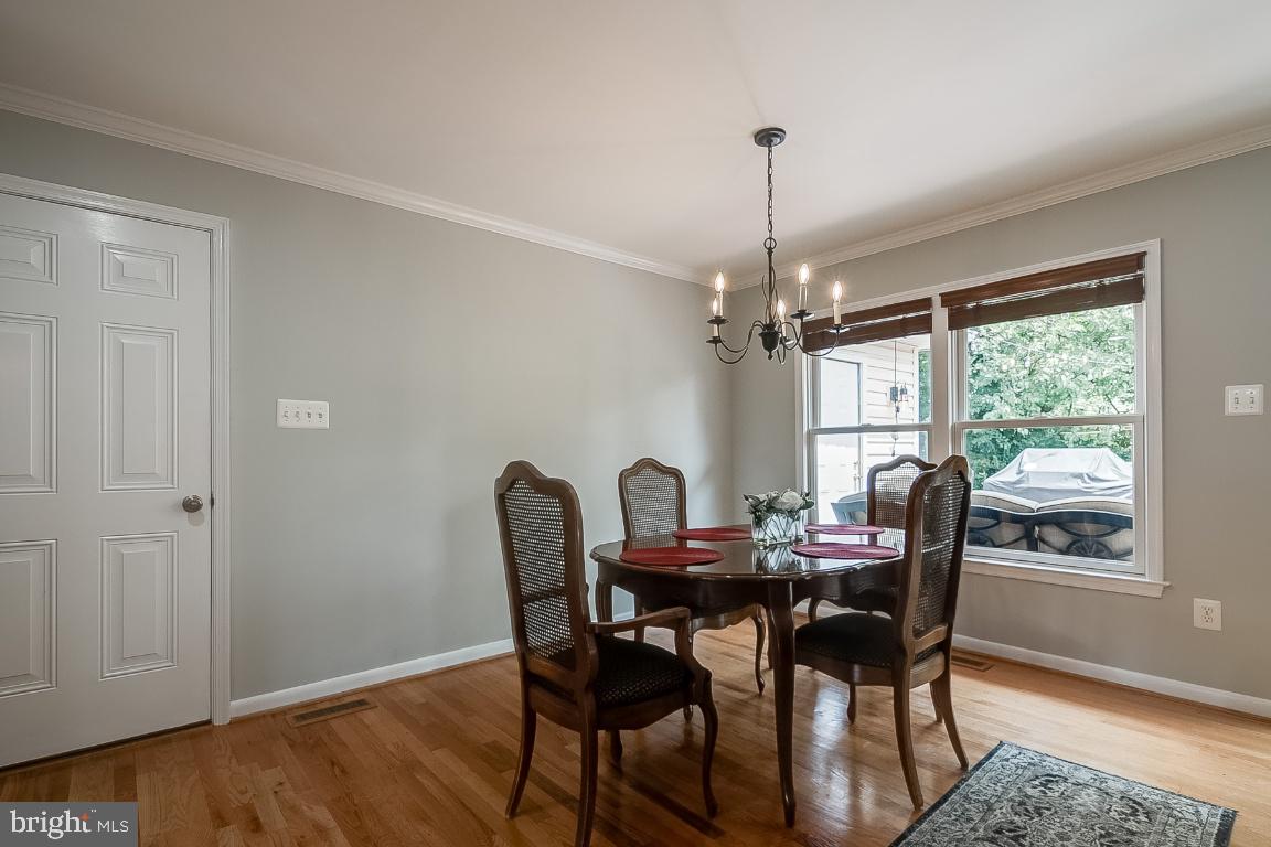 229 Manvell Road Southeast Vienna, VA 22180 - Photo 11 of 40 Dining area looking out on private yard!