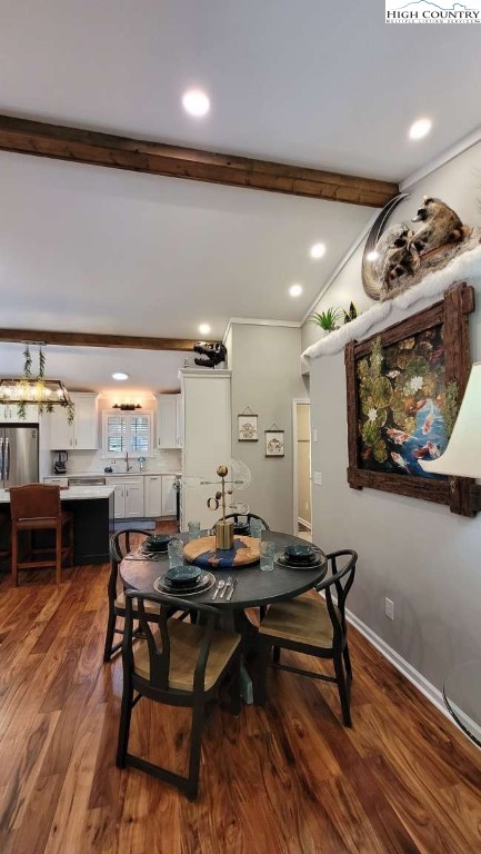 1157 Pine Ridge Road Beech Mountain, NC 28604 - Photo 14 of 25 a workspace with furniture and wooden floor