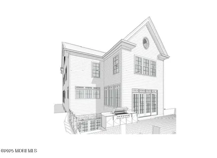 a living room with a window and a table