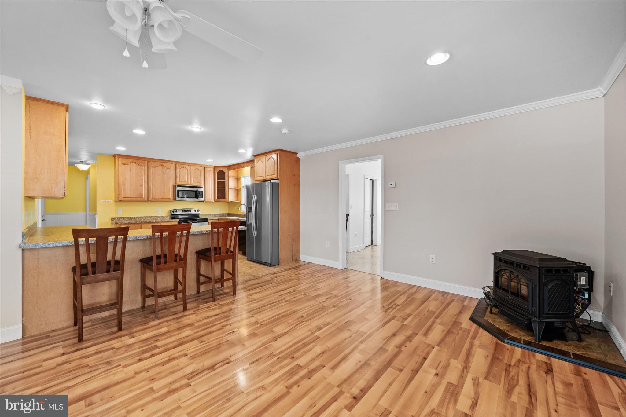 31536 White Street Laurel, DE 19956 - Photo 17 of 62 a view of dining room with furniture and wooden floor