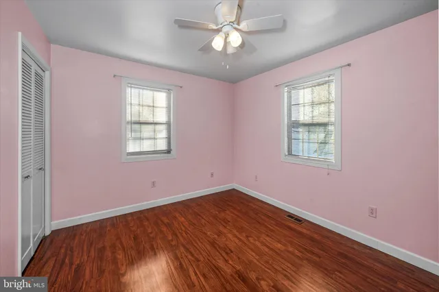 wooden floor in an empty room
