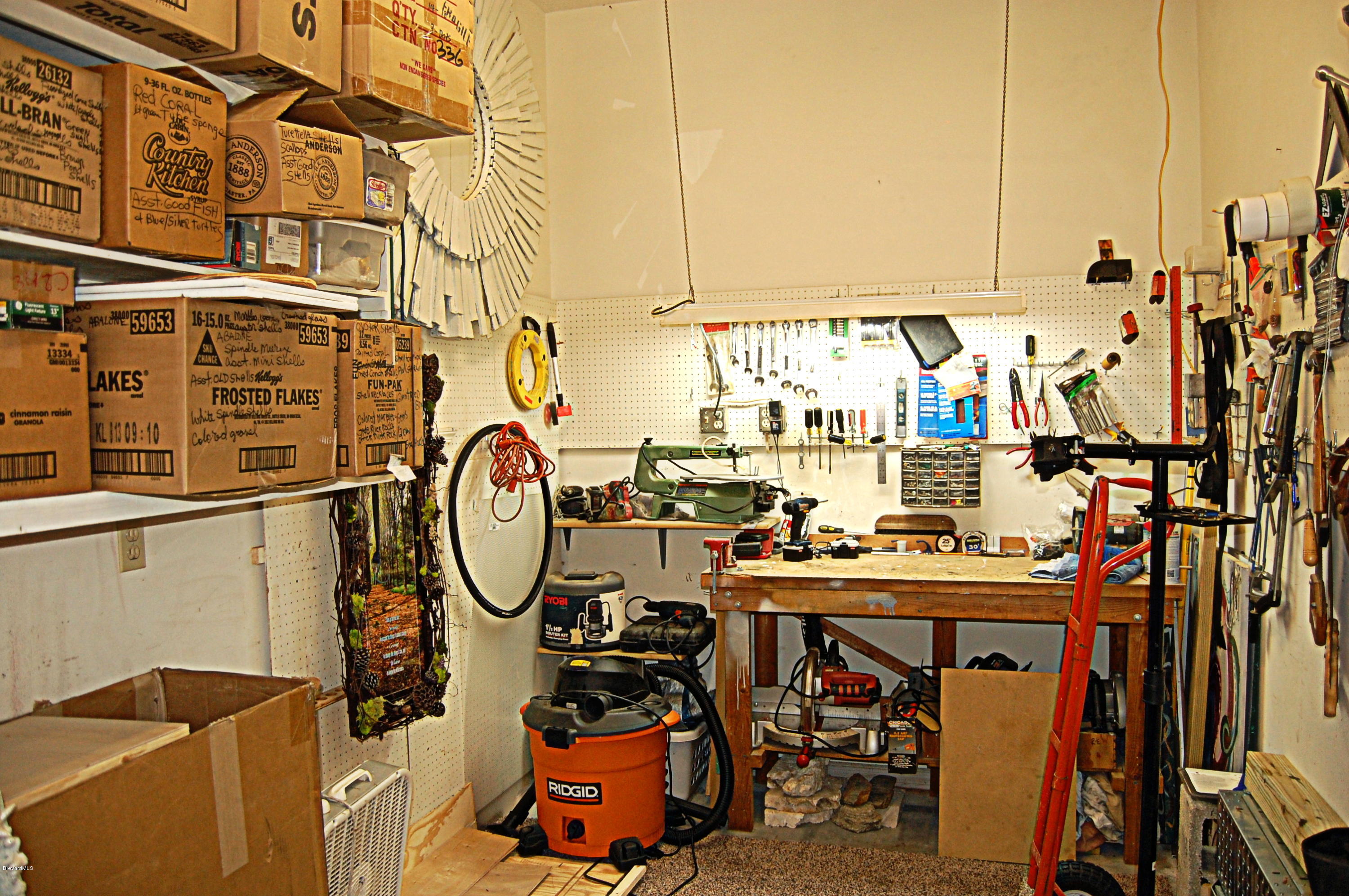 3880 Shady Run Road Melbourne, FL 32934 - Photo 36 of 41 A/C Workshop-Man Cave!