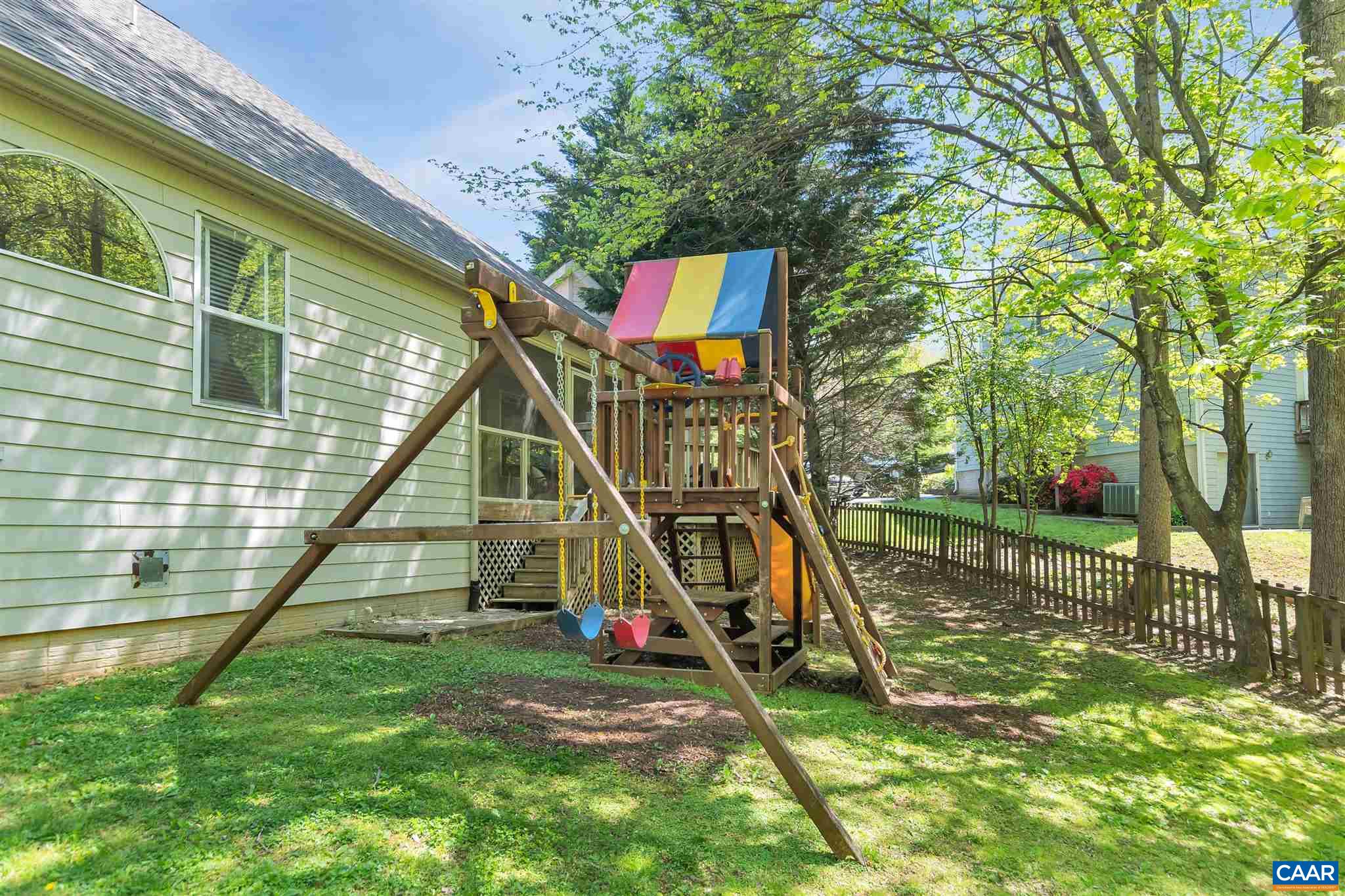 292 Blackthorn Lane Charlottesville, VA 22902 - Photo 47 of 64 a view of park with a slide