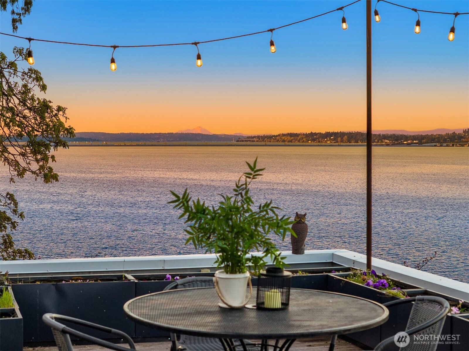 3903 48th Avenue South Seattle, WA 98118 - Photo 6 of 40 a view of a balcony with furniture and a lake view