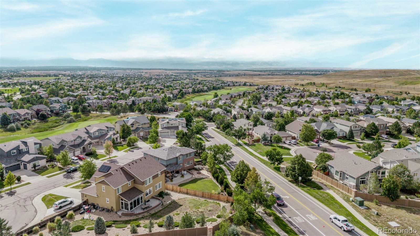 2289 Moss Place Erie, CO 80516 - Photo 45 of 45 an aerial view of residential building with outdoor space