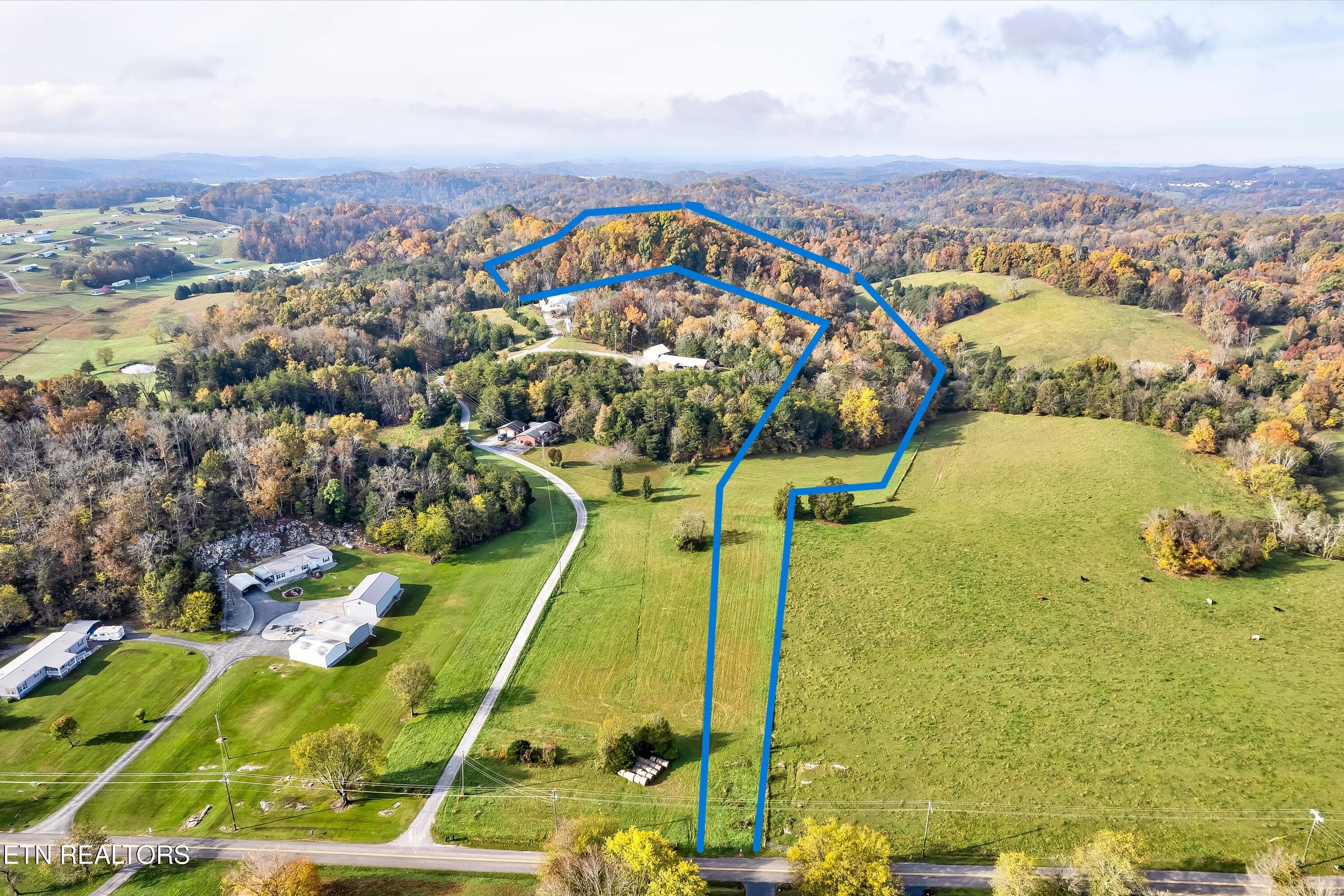 Dumplin Loop Road New Market, TN 37820 - Photo 5 of 5 Aerial with approximate lines.