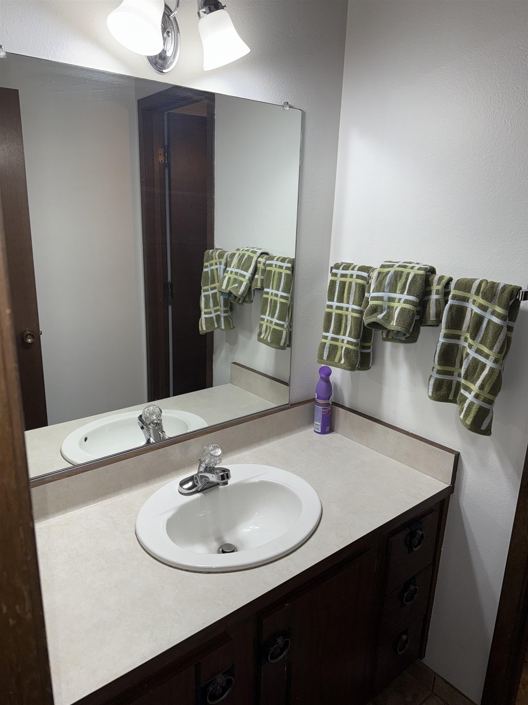 1001 Commonwealth Drive, Unit 97 Kings Beach, CA 96143 - Photo 19 of 28 a bathroom with a sink and a mirror