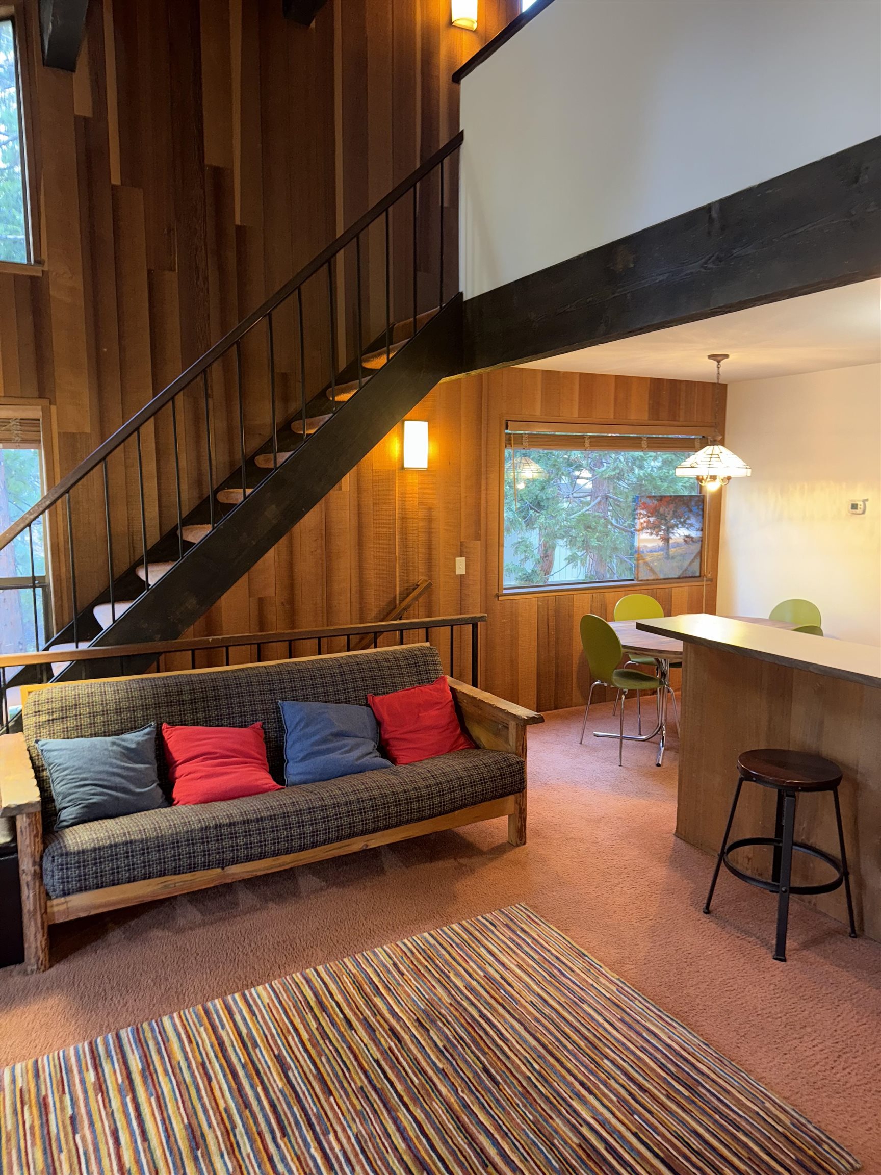 1001 Commonwealth Drive, Unit 97 Kings Beach, CA 96143 - Photo 5 of 28 a reading room with wooden floor pool table and chairs