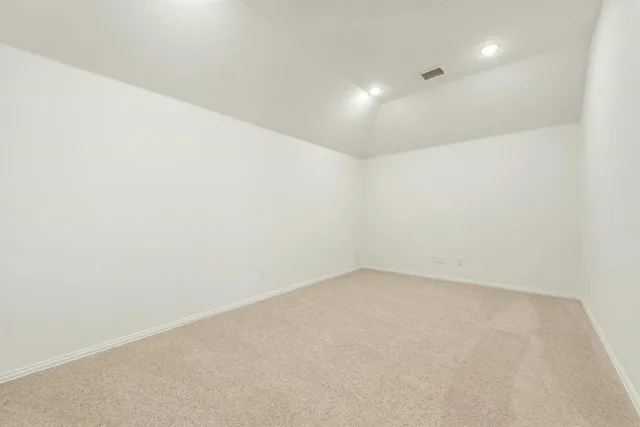 an empty room with a empty space