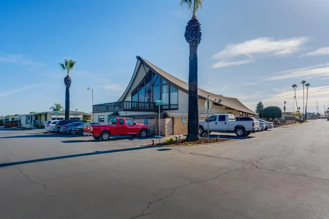a car parked in front of a house