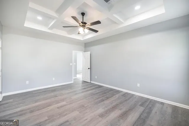 wooden floor in an empty room
