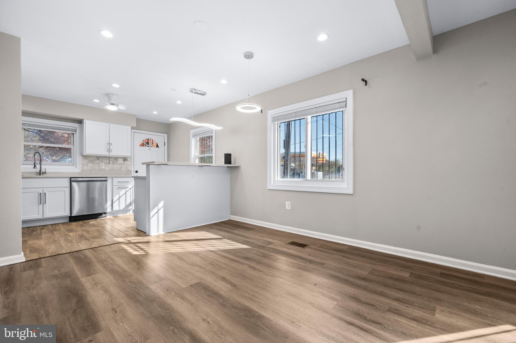 4314 Wheeler Road Southeast Washington, DC 20032 - Photo 7 of 36 a view of kitchen with wooden floor