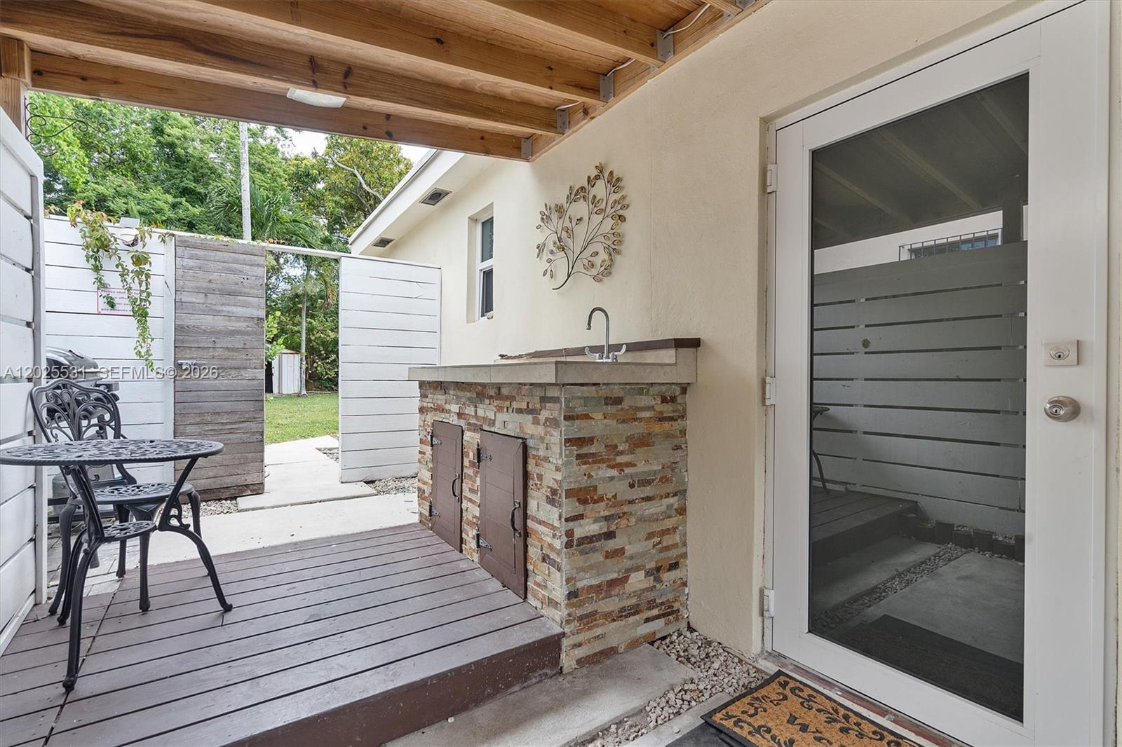 3951 Southwest 2nd Terrace, Unit 3951 Miami, FL 33134 - Photo 13 of 21 a view of a balcony with furniture
