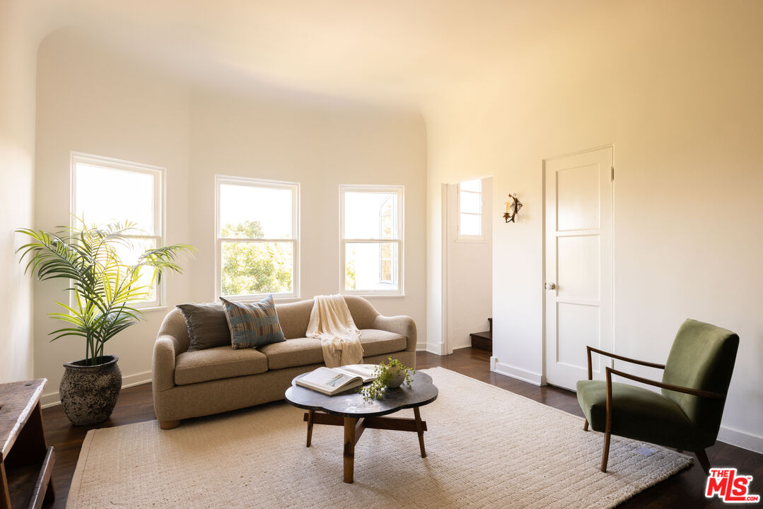 2226 Moreno Drive Los Angeles, CA 90039 - Photo 26 of 65 a living room with furniture and a potted plant