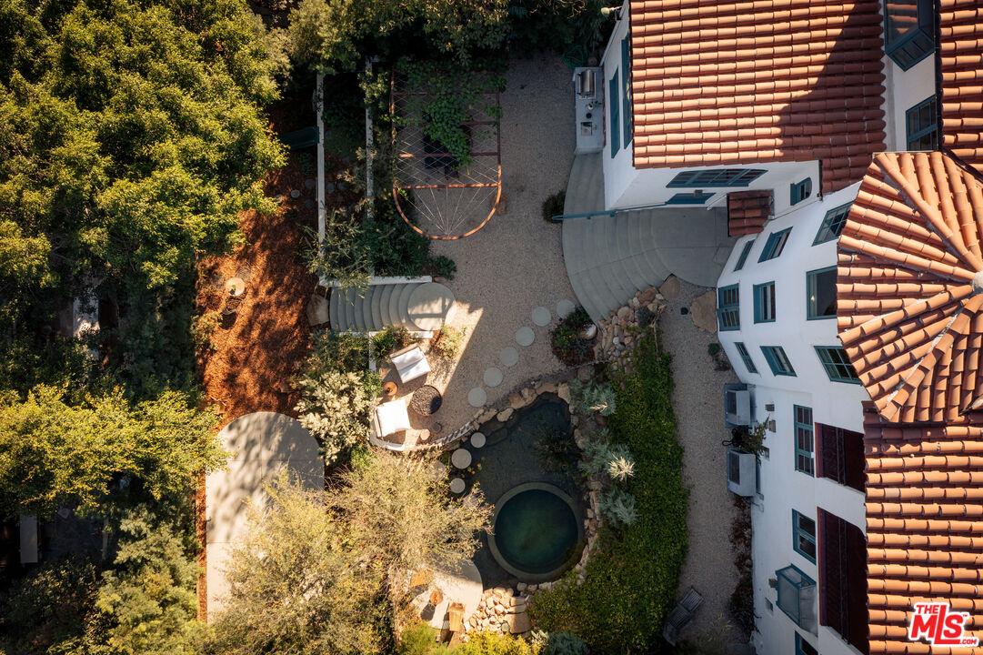 2226 Moreno Drive Los Angeles, CA 90039 - Photo 56 of 65 an aerial view of a house with backyard space and sitting area