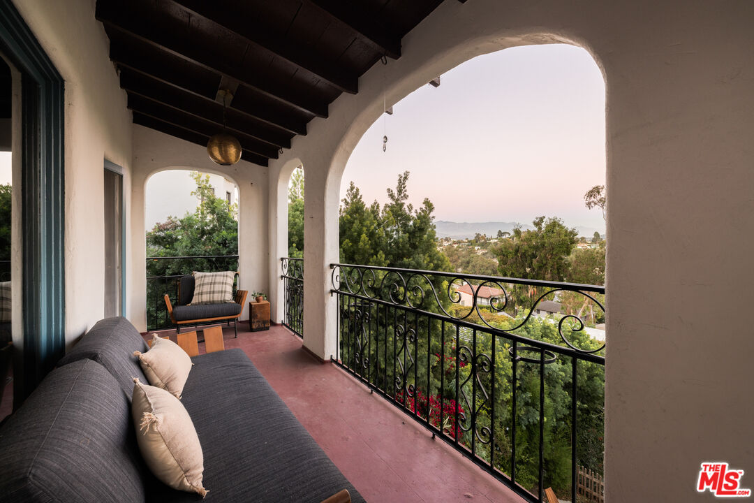 2226 Moreno Drive Los Angeles, CA 90039 - Photo 10 of 65 a view of a balcony with furniture