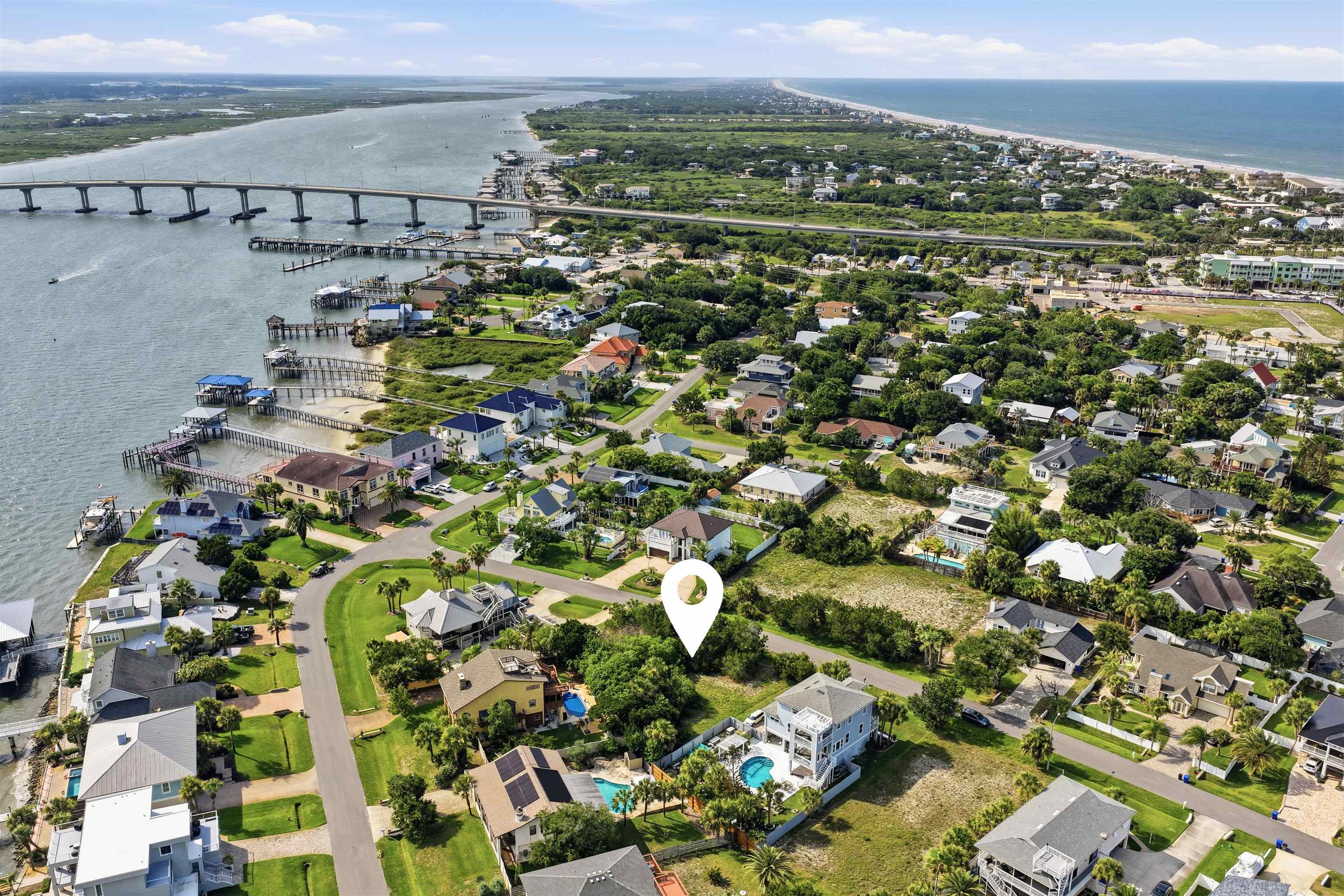 203 Sea Turtle Way St. Augustine, FL 32084 - Photo 1 of 22 an aerial view of a city