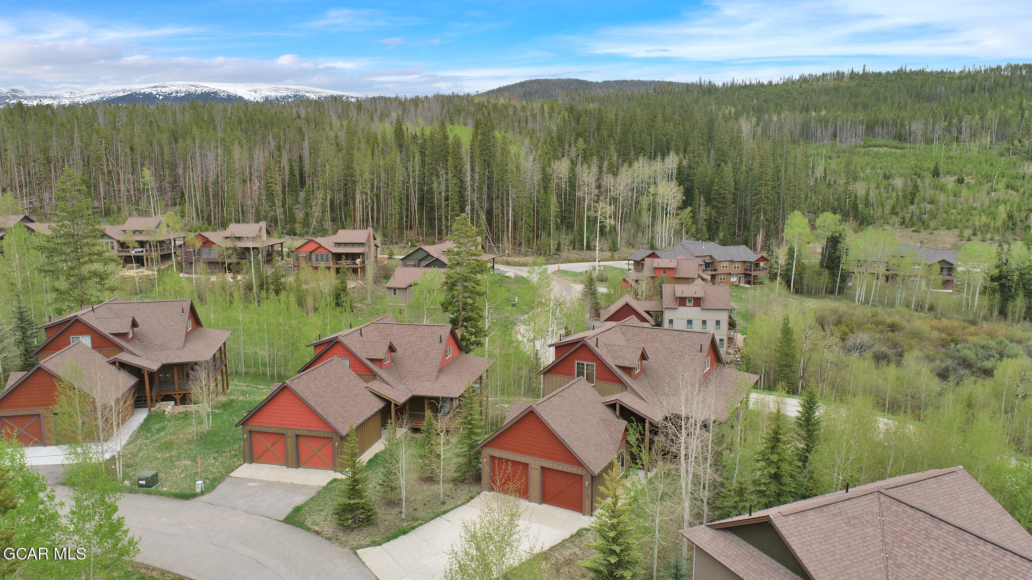 1180 Rendezvous Road Fraser, CO 80442 - Photo 40 of 44 an aerial view of a house with garden view