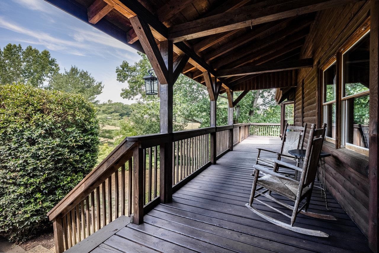 3193 Taylor Spring Lane Harrisonburg, VA 22801 - Photo 44 of 61 a view of balcony with wooden floor and outdoor seating