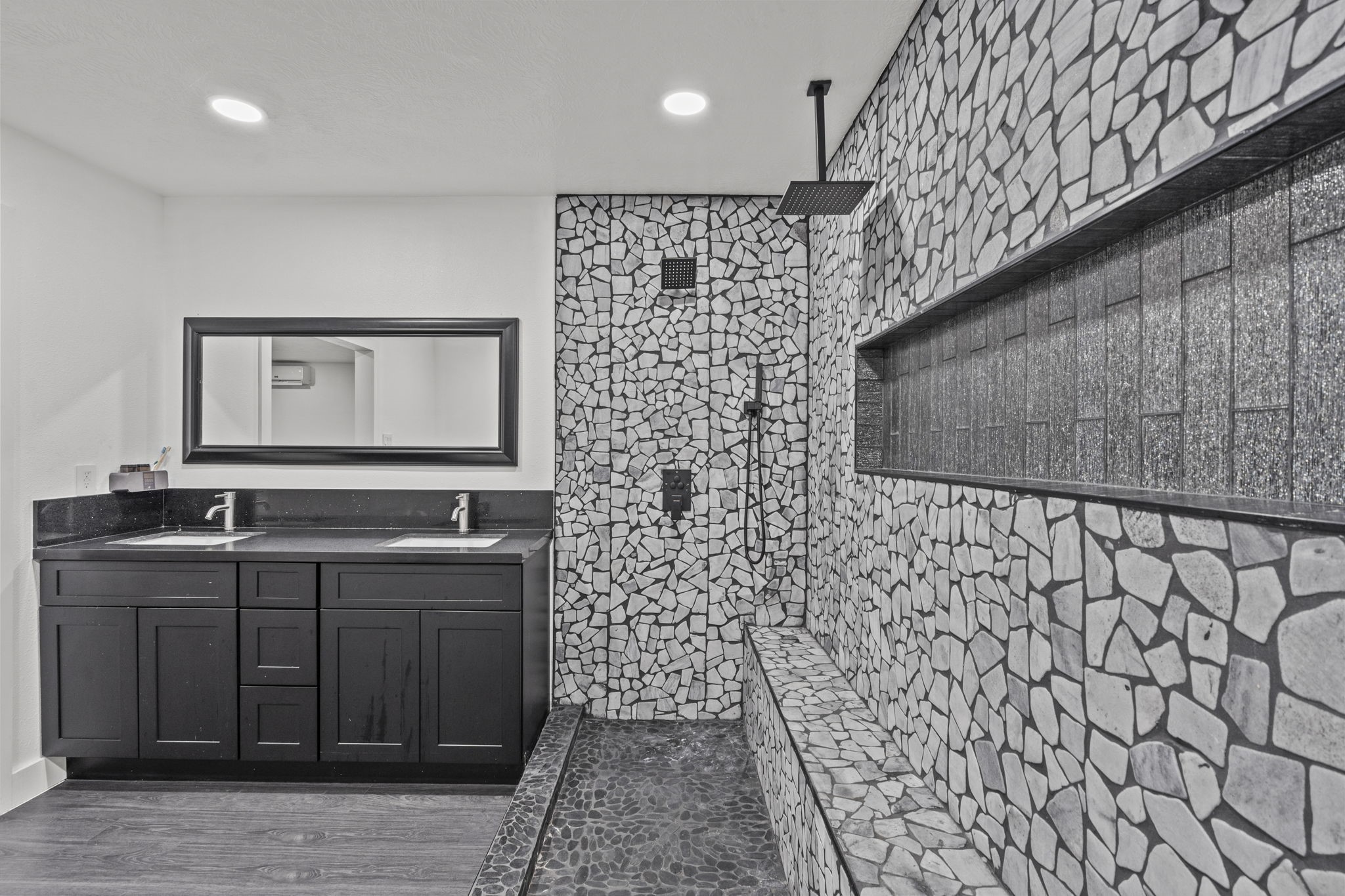 5406 South Tower Road Santa Fe, TX 77517 - Photo 27 of 46 a bathroom with a sink a toilet and a mirror