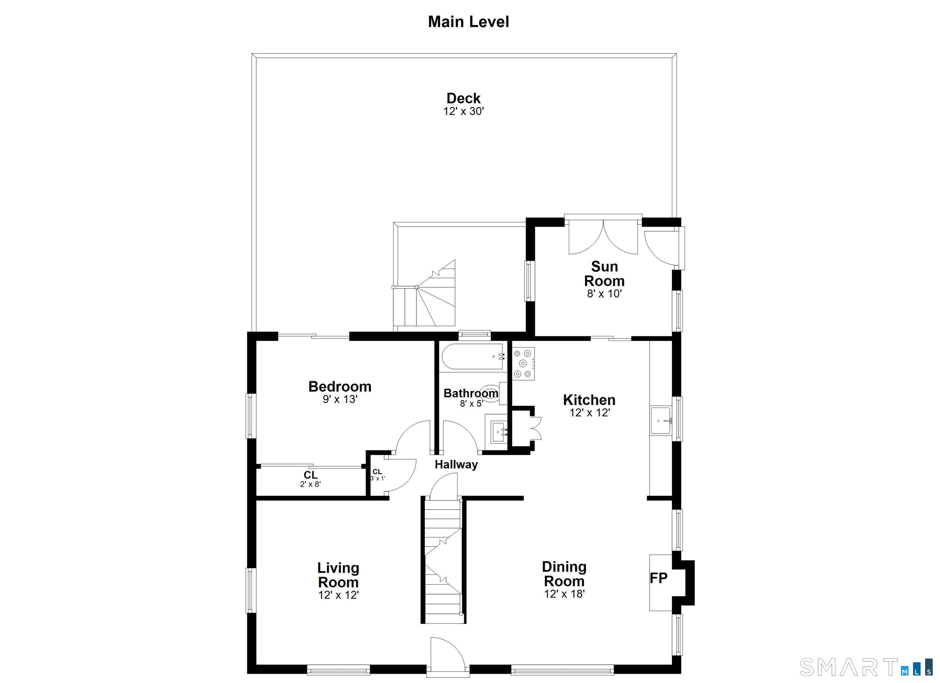 43 George Avenue Norwalk, CT 06851 - Photo 18 of 39 a picture of a floor plan
