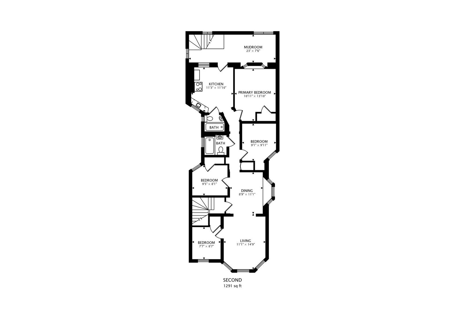 719 North Ridgeway Avenue Chicago, IL 60624 - Photo 6 of 58 a picture of a room with a door