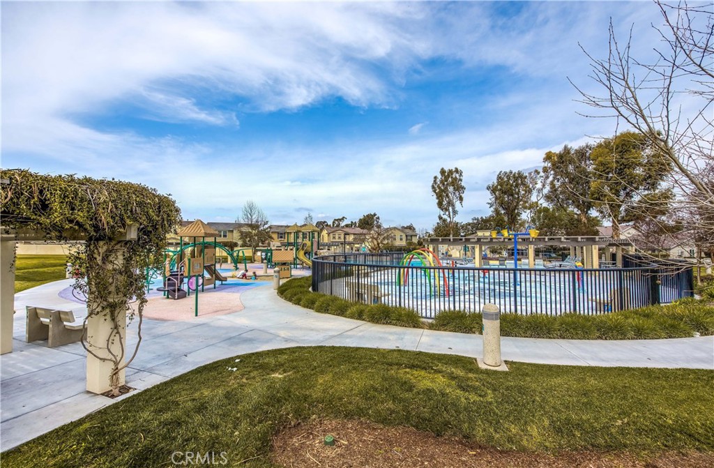7 Spring Buck Irvine, CA 92614 - Photo 35 of 51 a view of a swimming pool with a patio