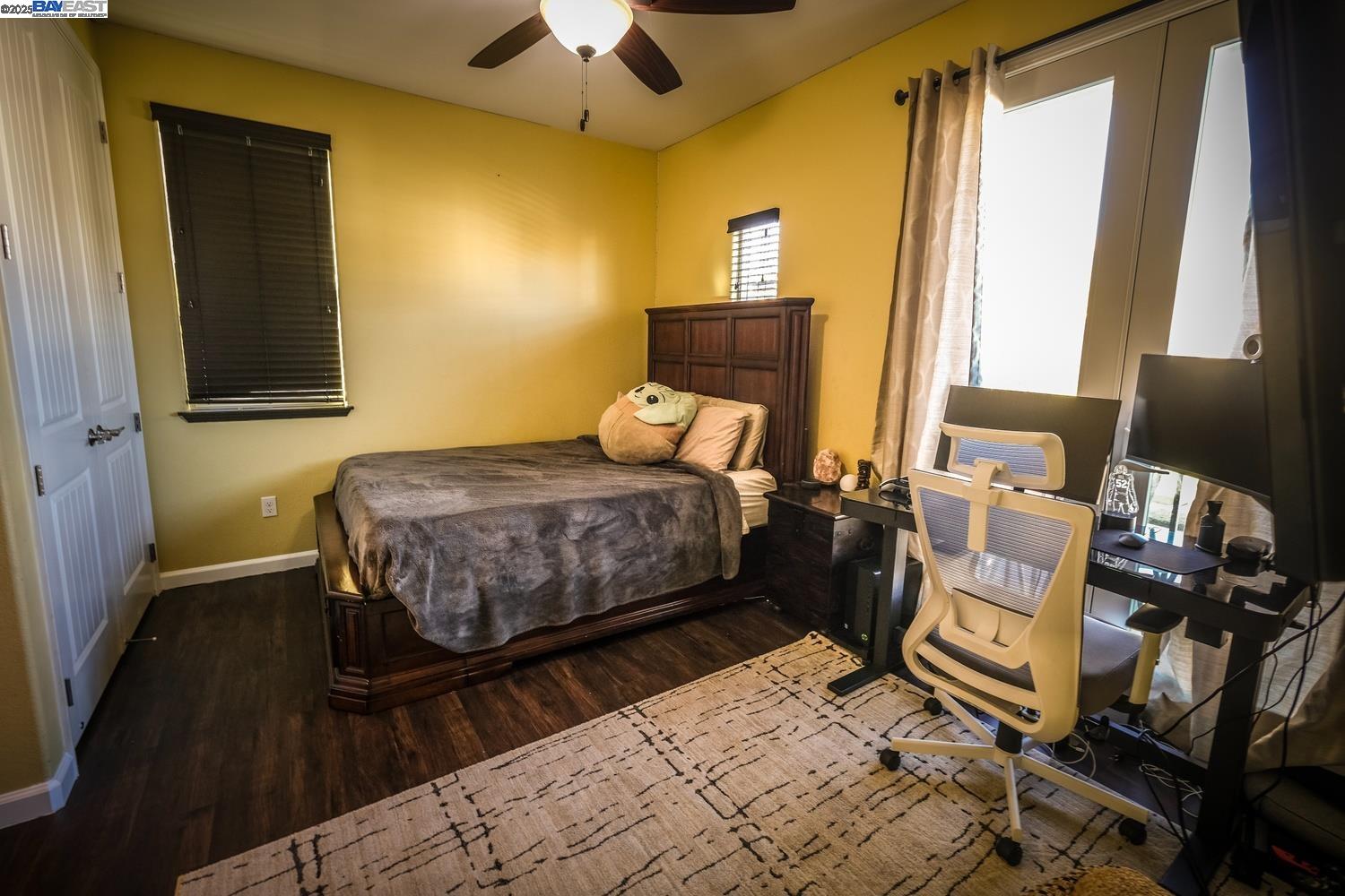 3252 Carpenter Way San Ramon, CA 94582 - Photo 47 of 58 a bedroom with a bed and wooden floor