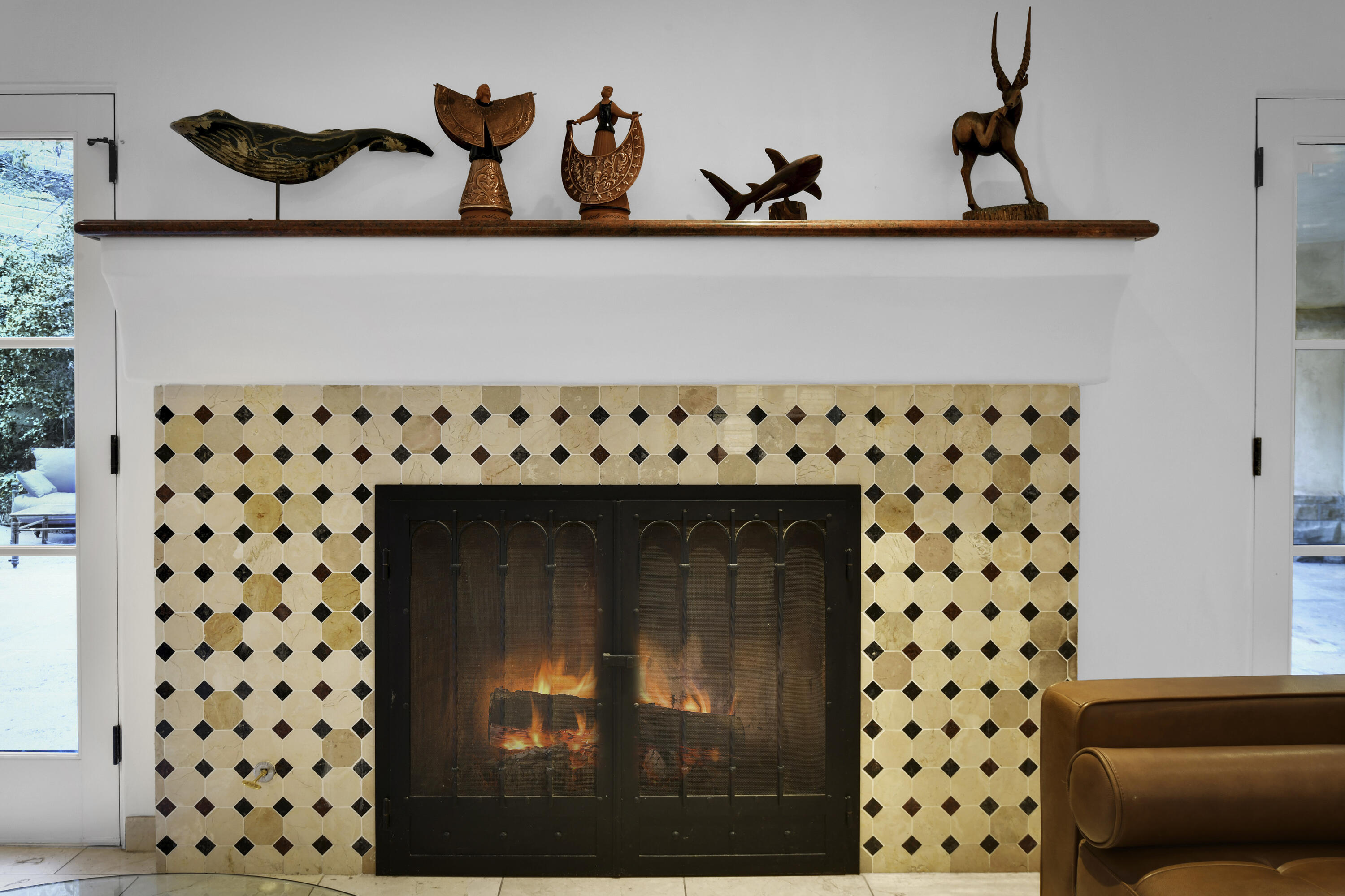 1493 Sycamore Canyon Road Santa Barbara, CA 93108 - Photo 23 of 78 Fireplace