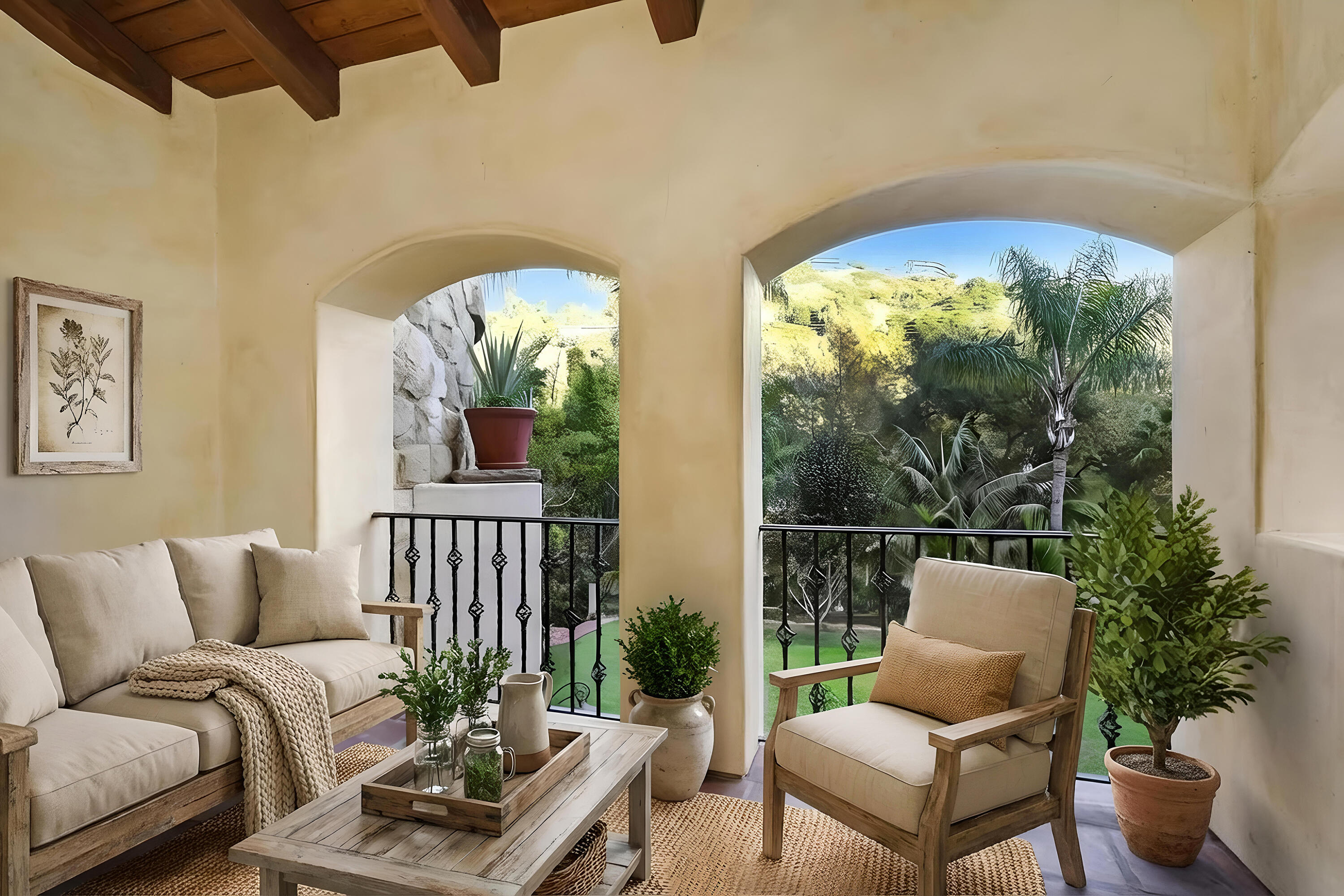 1493 Sycamore Canyon Road Santa Barbara, CA 93108 - Photo 52 of 78 Balcony Off Game Room