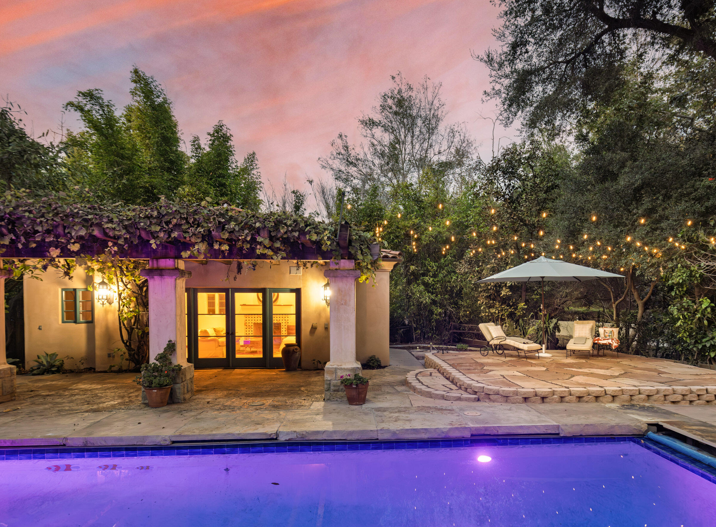 1493 Sycamore Canyon Road Santa Barbara, CA 93108 - Photo 54 of 78 Aerial View Pool House