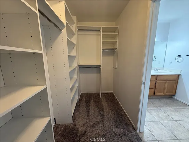 a view of walk in closet