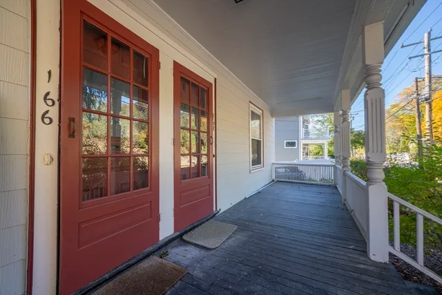 a view of a house with a porch