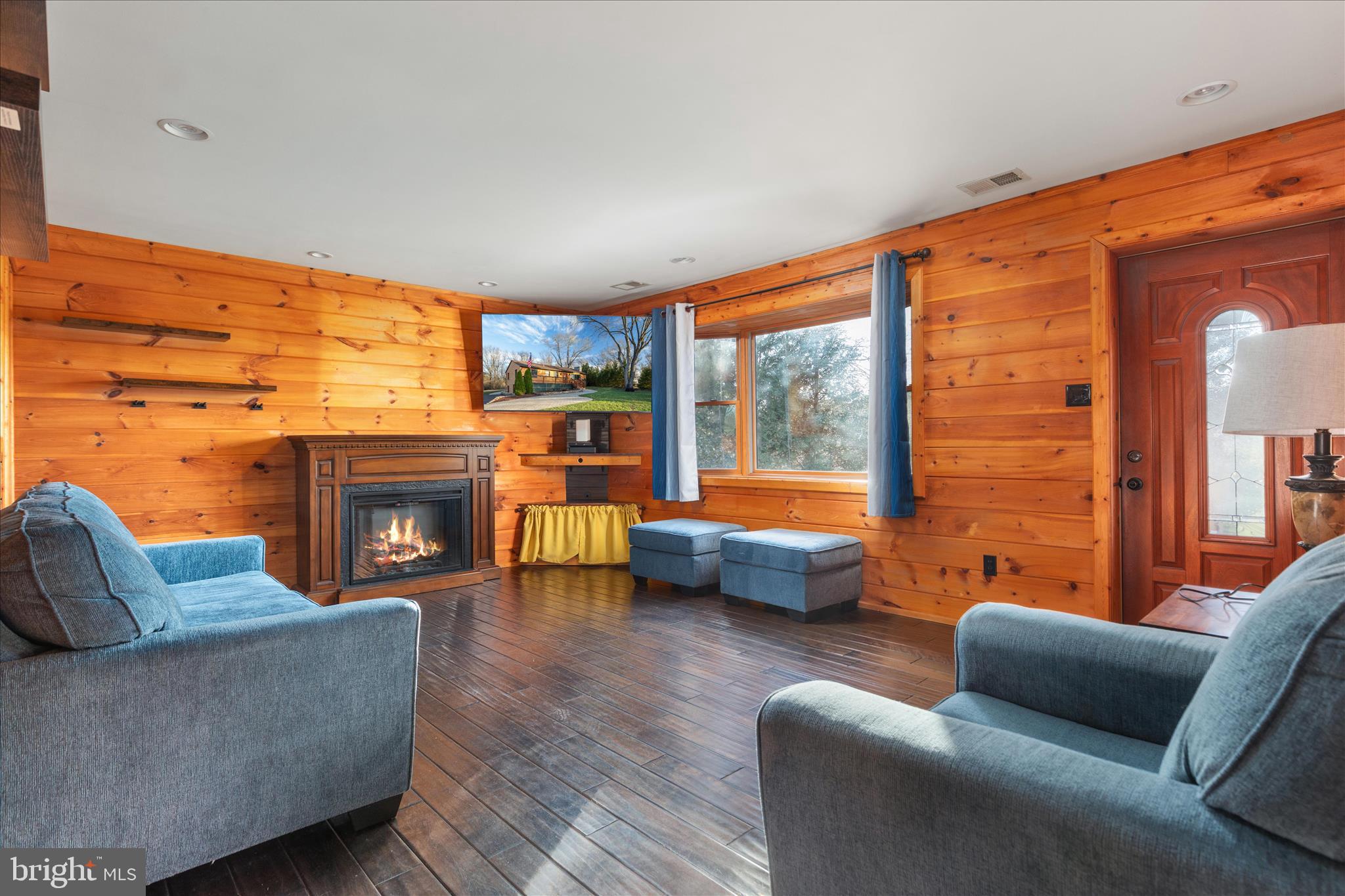 1687 Jordan Springs Road Stephenson, VA 22656 - Photo 3 of 51 Wood Walls, floors - total Cabin Feel, TVs Convey