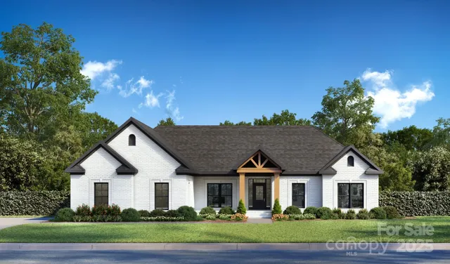 front view of a house and a yard