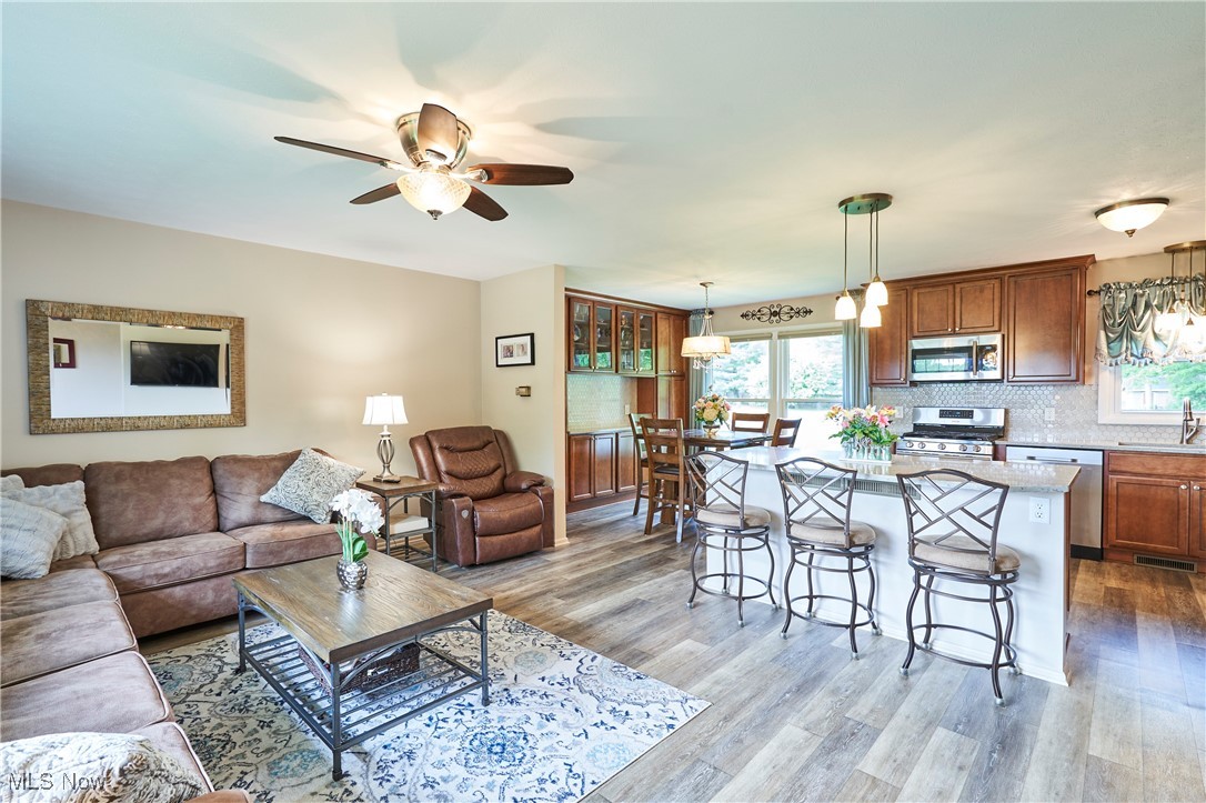6214 Renninger Road Akron, OH 44319 - Photo 5 of 27 Living room and kitchen remodeled for a great open concept!